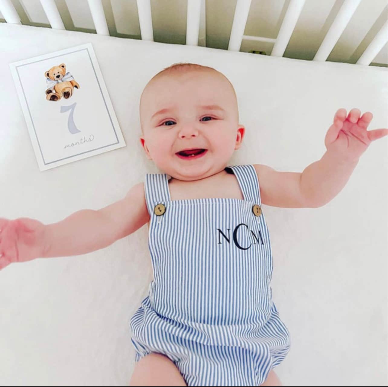 Holiday Baby Boy Romper with Monogram or Name. Solid or Striped Newborn Baby Boy Coming Home Outfit, 1st Birthday Outfit Newsboy Hat Dapper