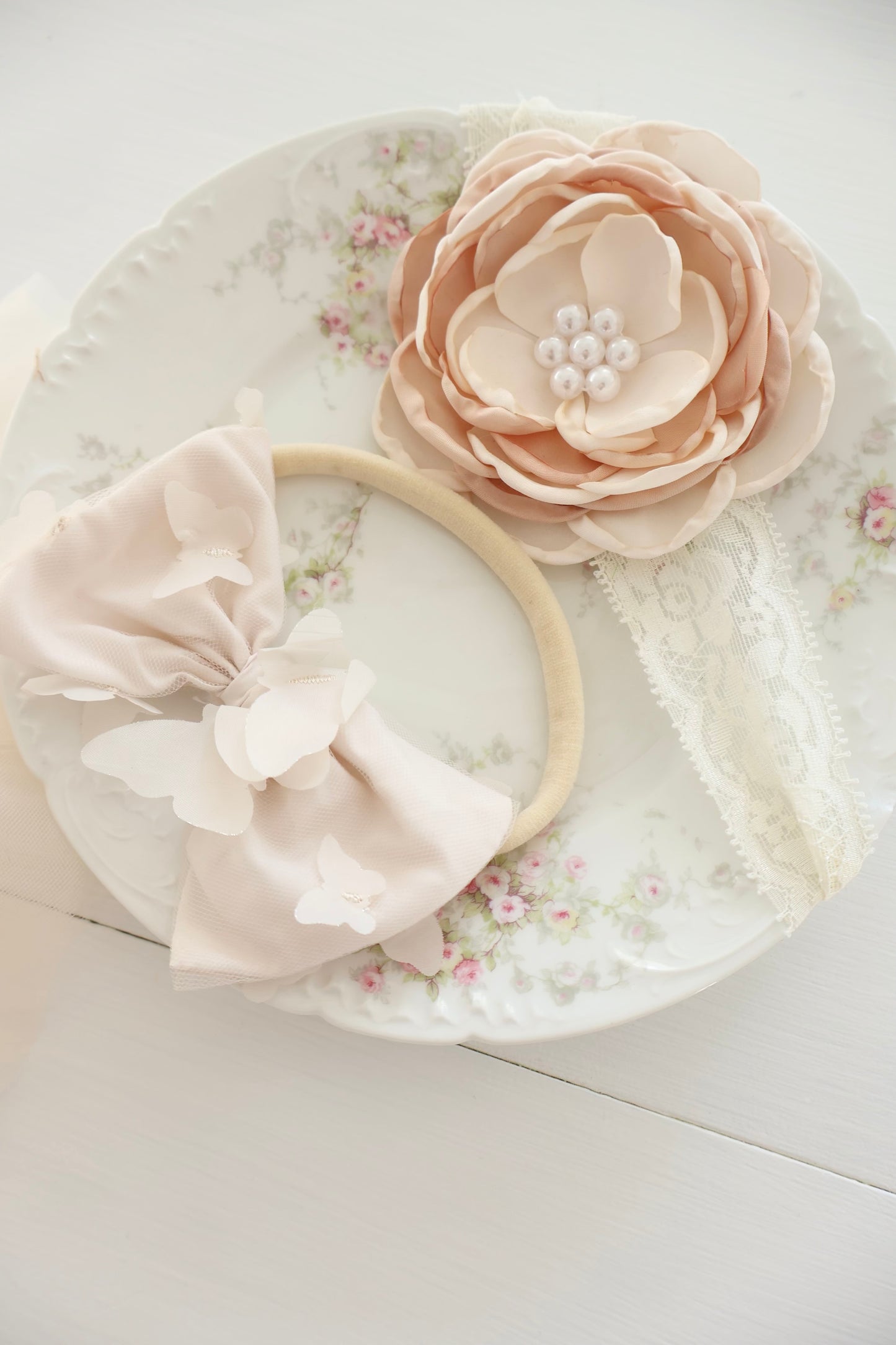 Rose Flower Lace headband