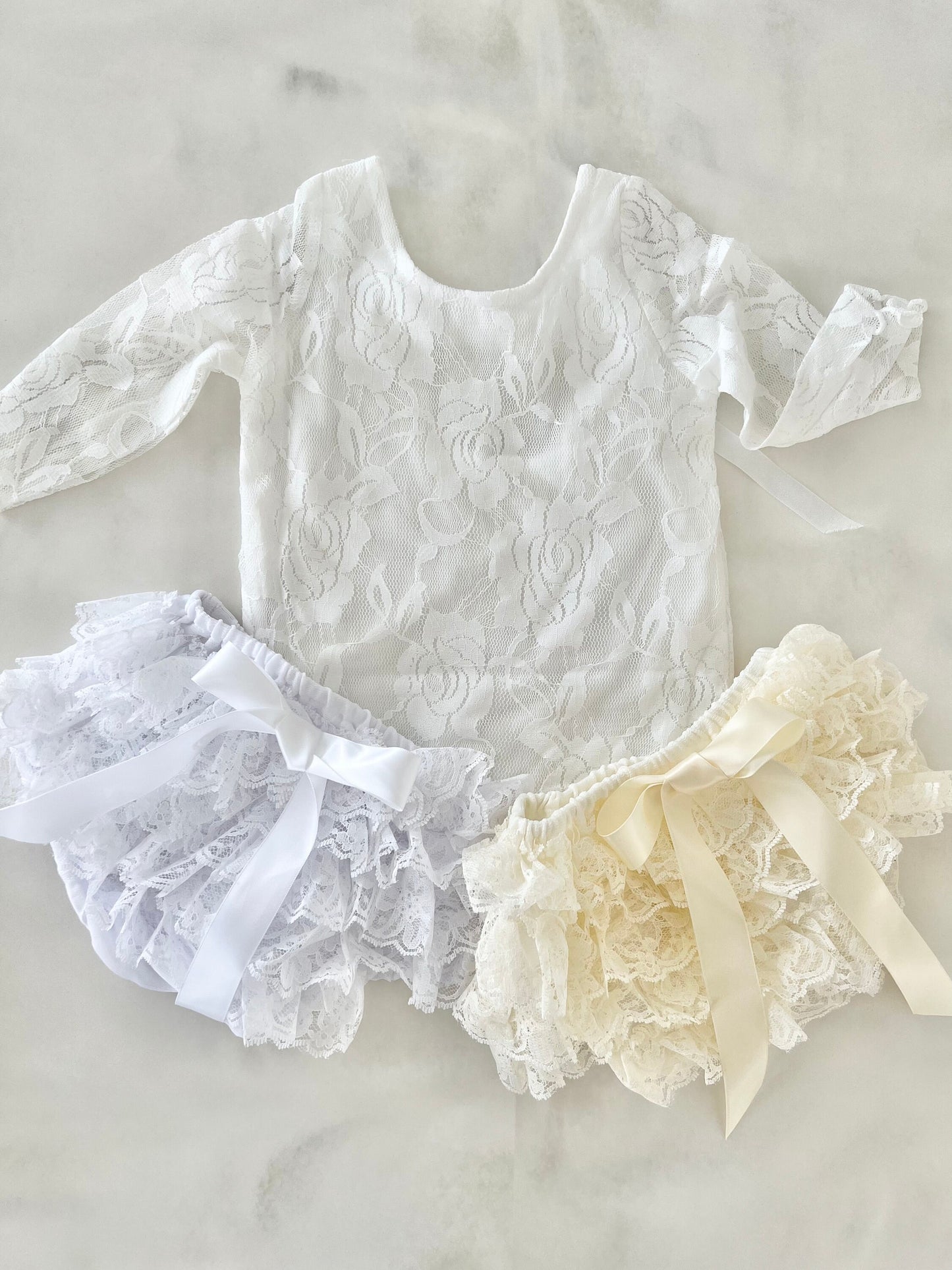 Boho Lace Bodysuit Summer Set Baby Girl Lovely Boho Chic Lace Bodysuit w Ties in Back Rustic Boho Easter Baby Girl 1st Birthday Outfit