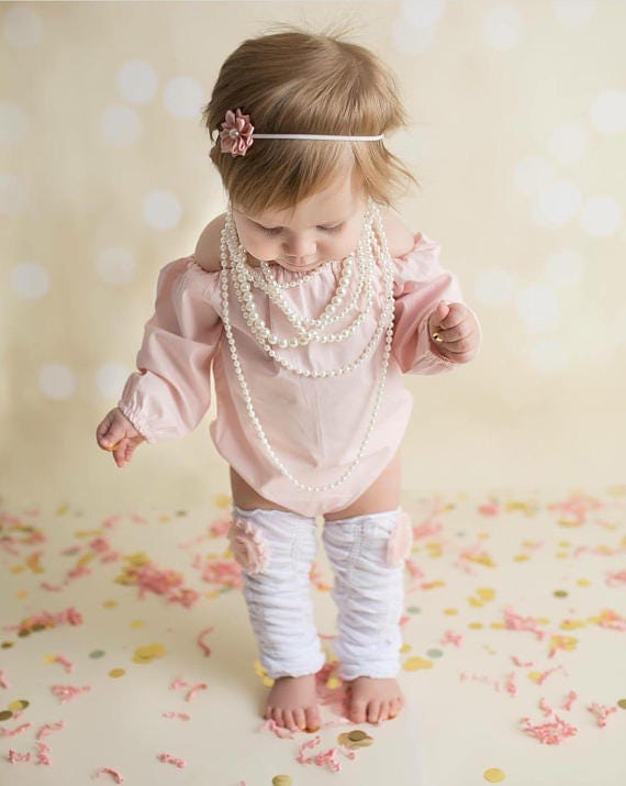 Thanksgiving Boho Chic Blush Pink Personalized Romper, Floral Crown Headband Newborn Baby Girl Coming Home Outfit 1st Birthday Mommy Me