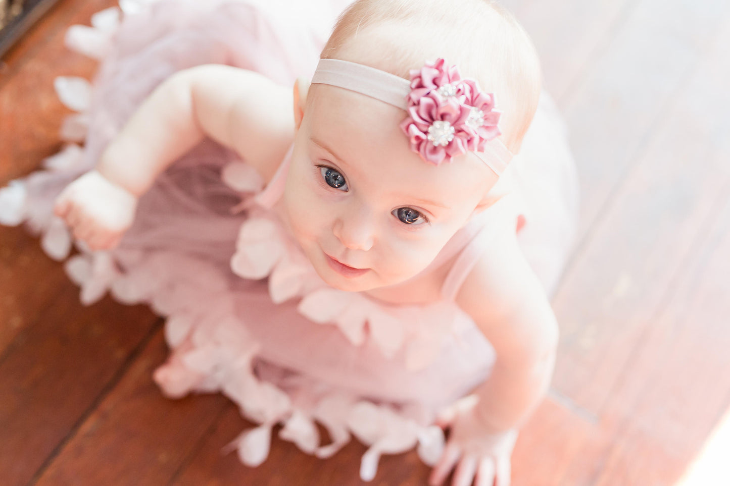 Easter Baby Girl Birthday Dress, Sash & Lace Velvet Headband 1st Birthday Dress Sisters Matching Sz 3-6 Months to 8 Years Flower Girl