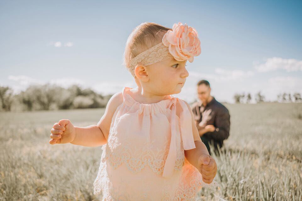 Summer Boho Chic Blush Pink Lace Romper & Headband. Newborn Baby Girl Coming Home Outfit, 1st Birthday Outfit Summer Set Mommy me