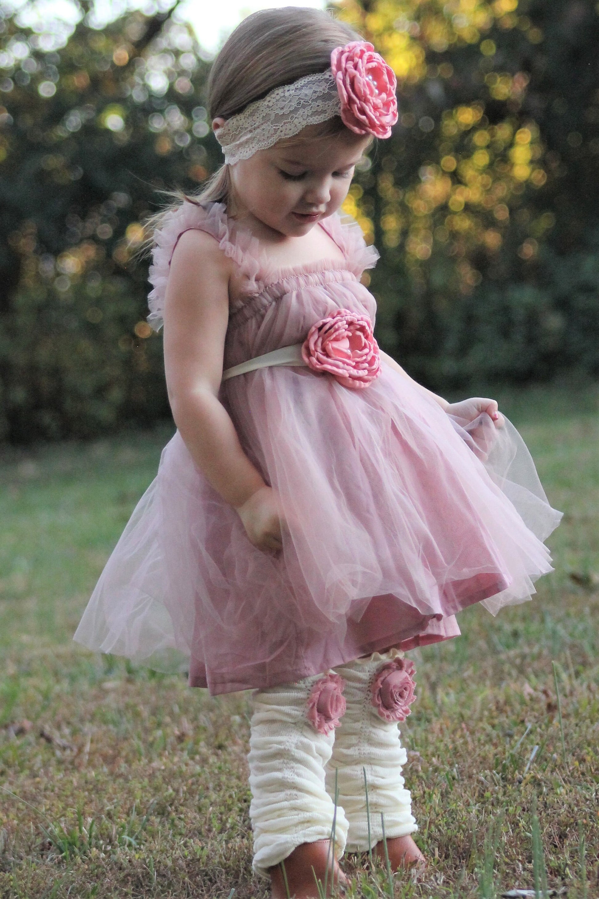 Valentine's Day Baby Girl Birthday Tutu Tulle Dress, Sash, & Lace Rose Headband, Easter Spring 1st Birthday Wedding Flower Girl pink dress