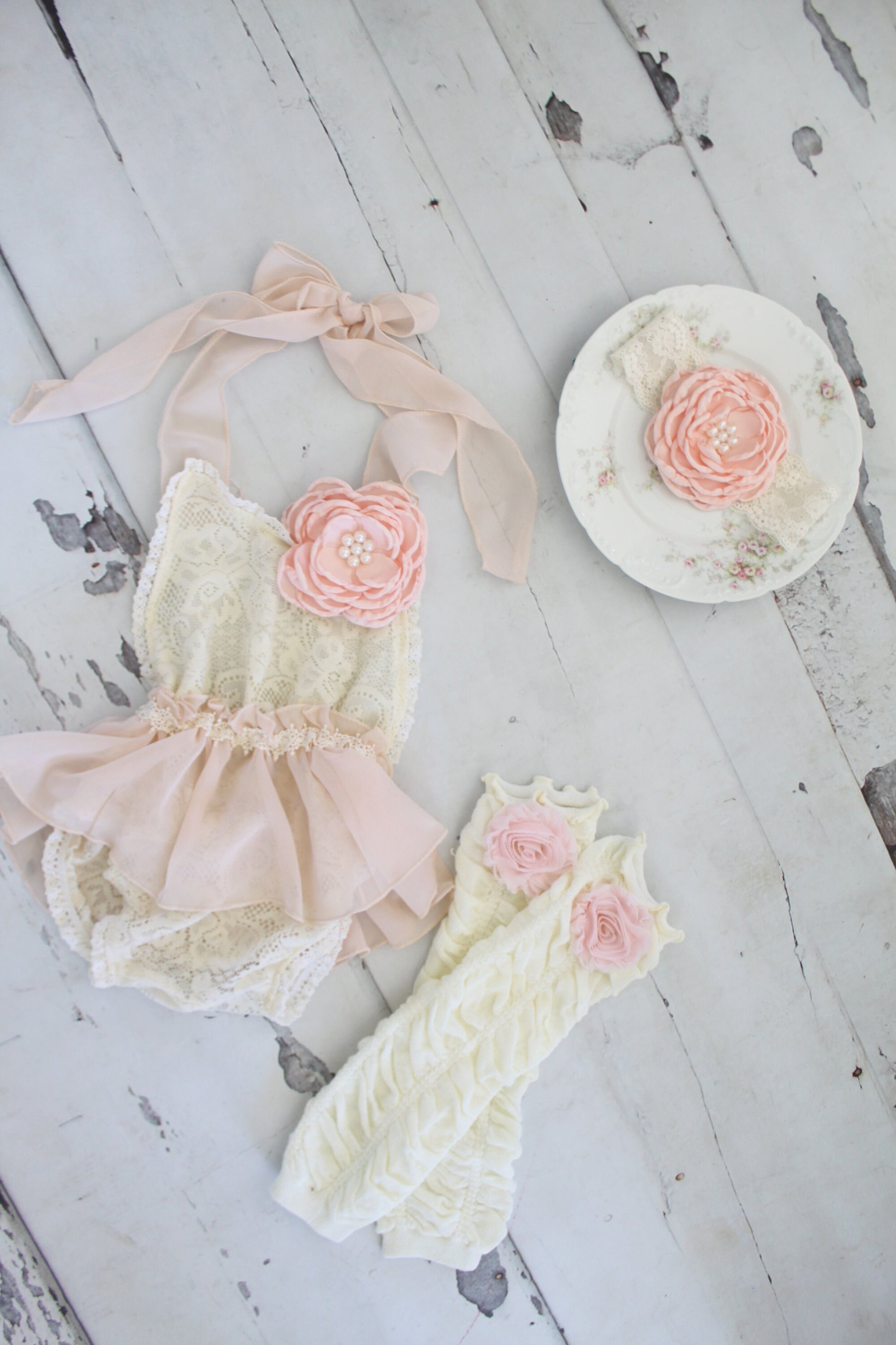 Summer Twin Baby Boy & Baby Girl Romper Set. Newborn Coming Home Outfits, 1st Birthday Outfits Personalized Seersucker and Boho Lace Rompers