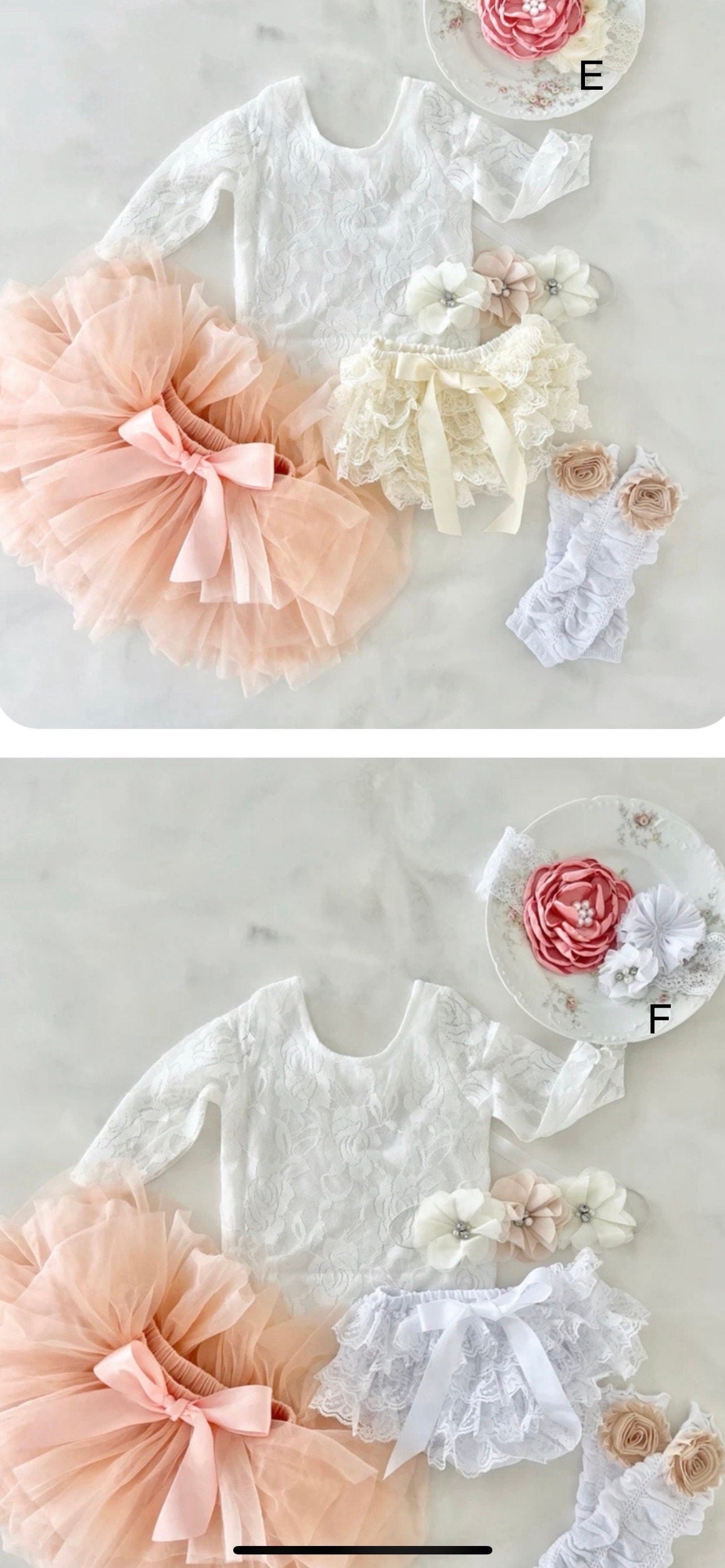 Boho Baby Girl, White Lace Bodysuit w tie back, Lace Diaper Cover, Tutu Skirt, Easter Spring Summer Rustic Wedding Flower Girl 1st Birthday